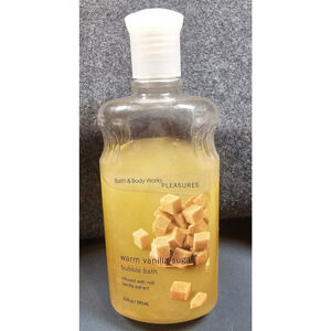 Bath & Body Works WARM VANILLA SUGAR Bubble Bath Wash RARE 10oz Luxury